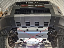 Aluminium Unterfahrschutz für Getriebe Toyota Land Cruiser (2024-2026)