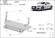Stahl Unterfahrschutz für Motor Audi A5 (2017-2026)