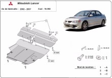 Stahl Unterfahrschutz für Motor Mitsubishi Lancer (2002-2007)