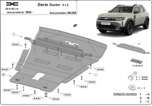 Stahl Unterfahrschutz für Motor Dacia Duster 4x2 (2024-2026)