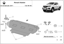 Stahl Unterfahrschutz für Kühler Renault Alaskan (2017-2026)