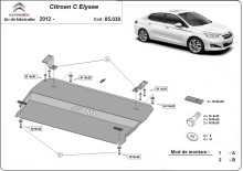 Stalowa Osłona pod silnik Citroen C-Elysee (2012-2026) EAN