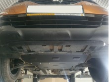 Stahl Unterfahrschutz für Motor, Getriebe Renault Clio 3 (2005-2012)