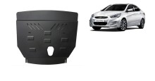 Stahl Unterfahrschutz für Motor Hyundai Solaris (2010-2018)