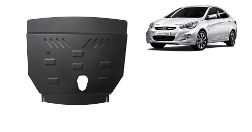 Stahl Unterfahrschutz für Motor Hyundai Solaris (2010-2018)