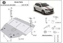 Stahl Unterfahrschutz für Motor Skoda Fabia 3 Diesel (2015-2021)