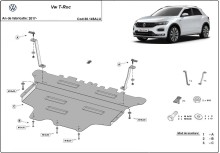 Aluminium Unterfahrschutz für Motor Volkswagen T-Roc (2017-2026)