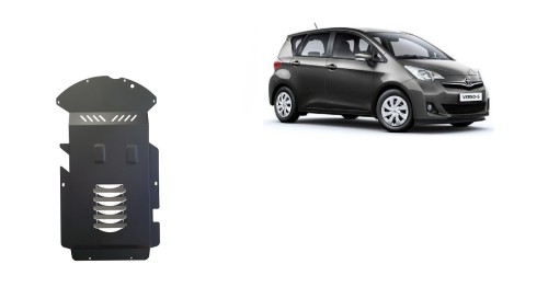 Stahl Unterfahrschutz für Katalysator Toyota Verso-S (2007-2018)