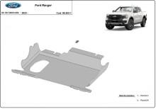Stahl Unterfahrschutz für Motor Ford Ranger (2023-2026)