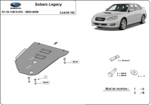 Stahl Unterfahrschutz für Getriebe Schaltgetriebe Subaru Legacy (2003-2009)