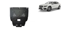 Stahl Unterfahrschutz für Motor Mercedes GLA X156 (2014-2019)