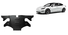 Stahl Unterfahrschutz für Heckmotor Elektromotor Tesla 3 AWD (2017-2026)