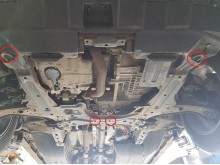 Stahl Unterfahrschutz für Motor Honda CR-V (2013-2016)