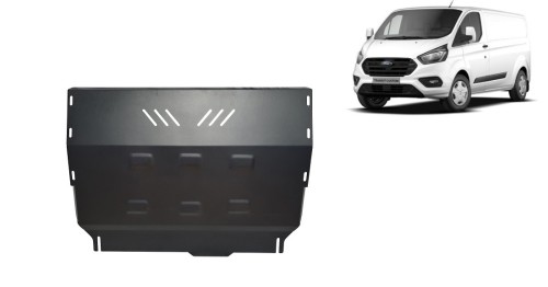 Stahl Unterfahrschutz für Motor, Getriebe Ford Transit Custom - FWD (2020-2023)