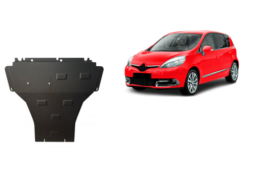 Stahl Unterfahrschutz für Motor Renault Scenic 3 (2009-2015)