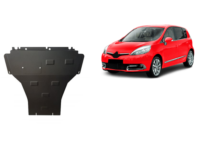 Stahl Unterfahrschutz für Motor Renault Scenic 3 (2009-2015)