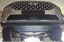 Stahl Unterfahrschutz für Motor Hyundai Santa Fe (2018-2023)