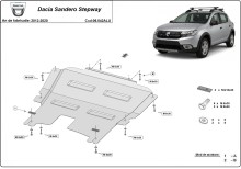Aluminium Unterfahrschutz für Motor Dacia Sandero II (2012-2020)