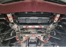 Stahl Unterfahrschutz für Motor Alfa Romeo Stelvio (2016-2026)