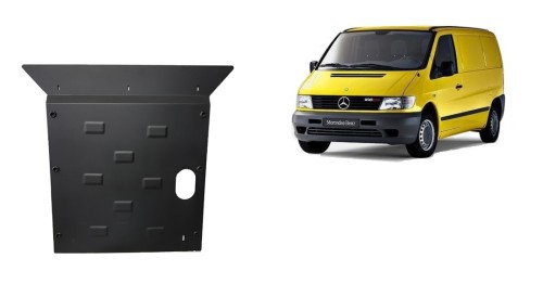 Stahl Unterfahrschutz für Motor, Getriebe Mercedes Vito (1996-2003)