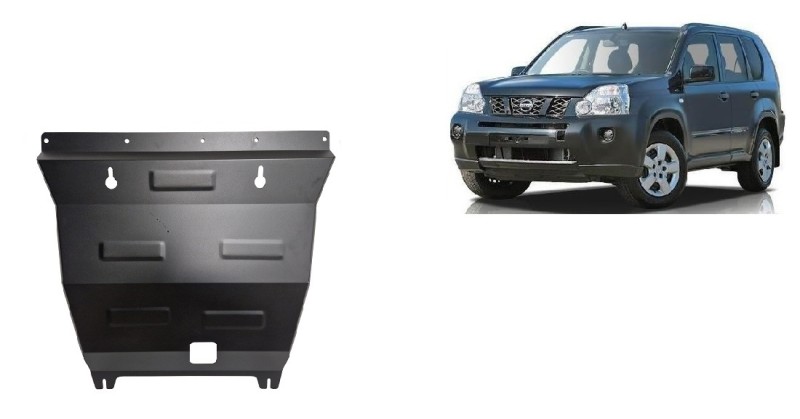 Stahl Unterfahrschutz für Motor Nissan X-Trail T31 - Vers 2.0 (2007-2013)