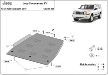 Stalowa Osłona skrzyni biegów Jeep Commander - JL (2005-2010) EAN