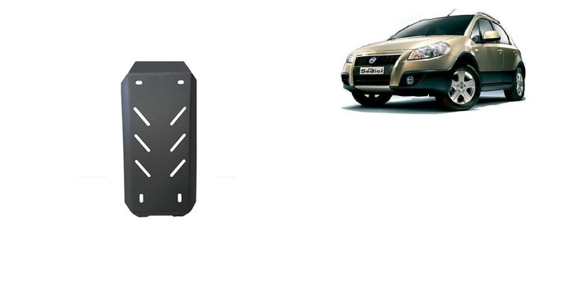 Stahl Unterfahrschutz für Differentialschutz Fiat Sedici (2005-2014)