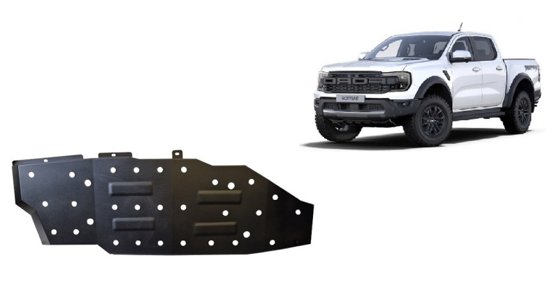 Stahl Unterfahrschutz für Kraftstofftank Ford Ranger Raptor (2023-2026)