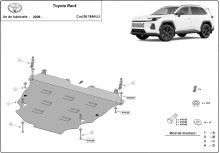 Aluminium Unterfahrschutz für Motor Toyota RAV 4 (2026-2026)