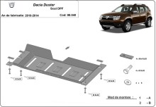 Stahl Unterfahrschutz für Dacia Duster (2010-2013)
